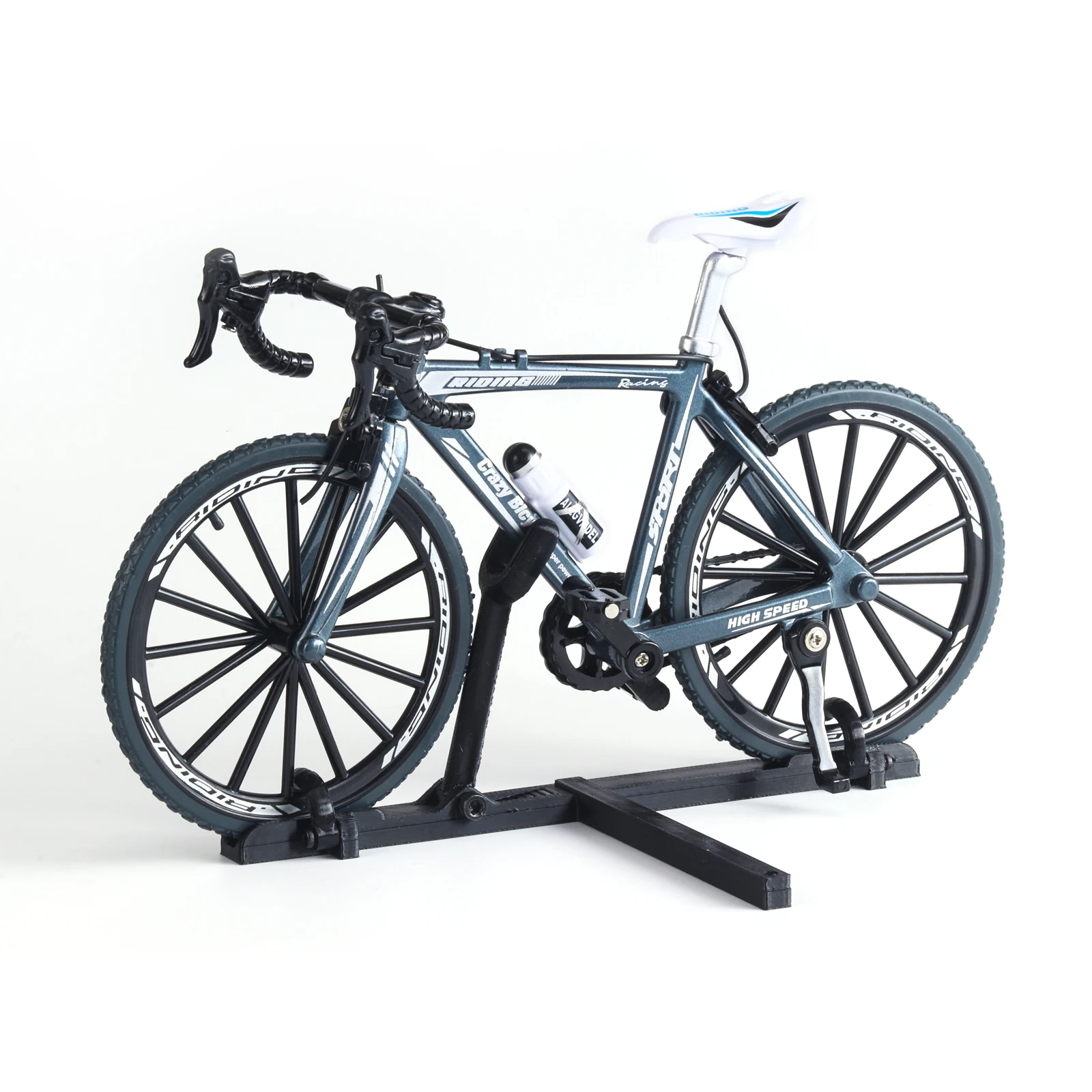 AliExpress HooCrawler 1/10 RC Simulation Bike Rack Mini Scale Bicycle Rear Rack Metal Bicycle Decorative for 1/8 1/10 RC Crawler TRX4 FCX10 SCX10