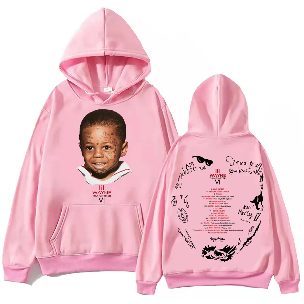 ليل واين ثا كارتر هوديي هاراجوكو الهيب هوب البلوز القمم البلوز هدية #4