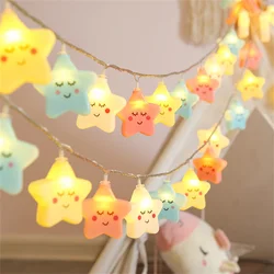 20LEDs Cloud/Star Light String, 10Ft USB Powered Waterproof Night Lights for Christmas Birthday Party Atmosphere Lighting Decor