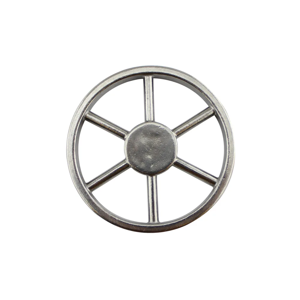 New  Marine Wheel for Boat Stainless Steel Customizable Size Shandong Made Ship's Hardware Accessories