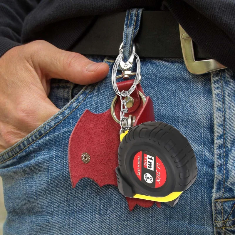 3개 줄자 측정 어린이용 3피트 소형 접이식 포켓 메트리