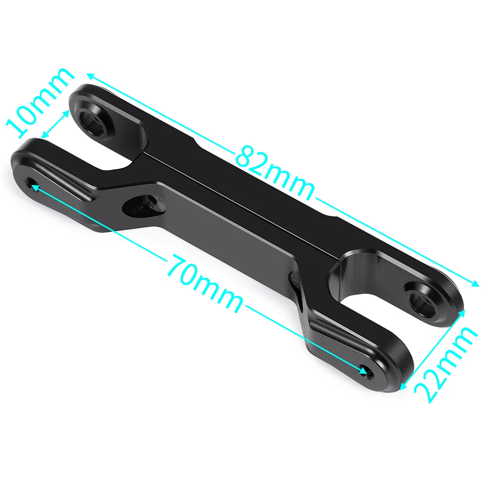 YEAHRUN الخلفية الذراع قوس الخلفية التعادل بار جبل/عرافة عجلة المكسرات محور عجلات غطاء/توجيه ربط قضيب ESC جبل ل 1/5 X-MAXX RC سيارة