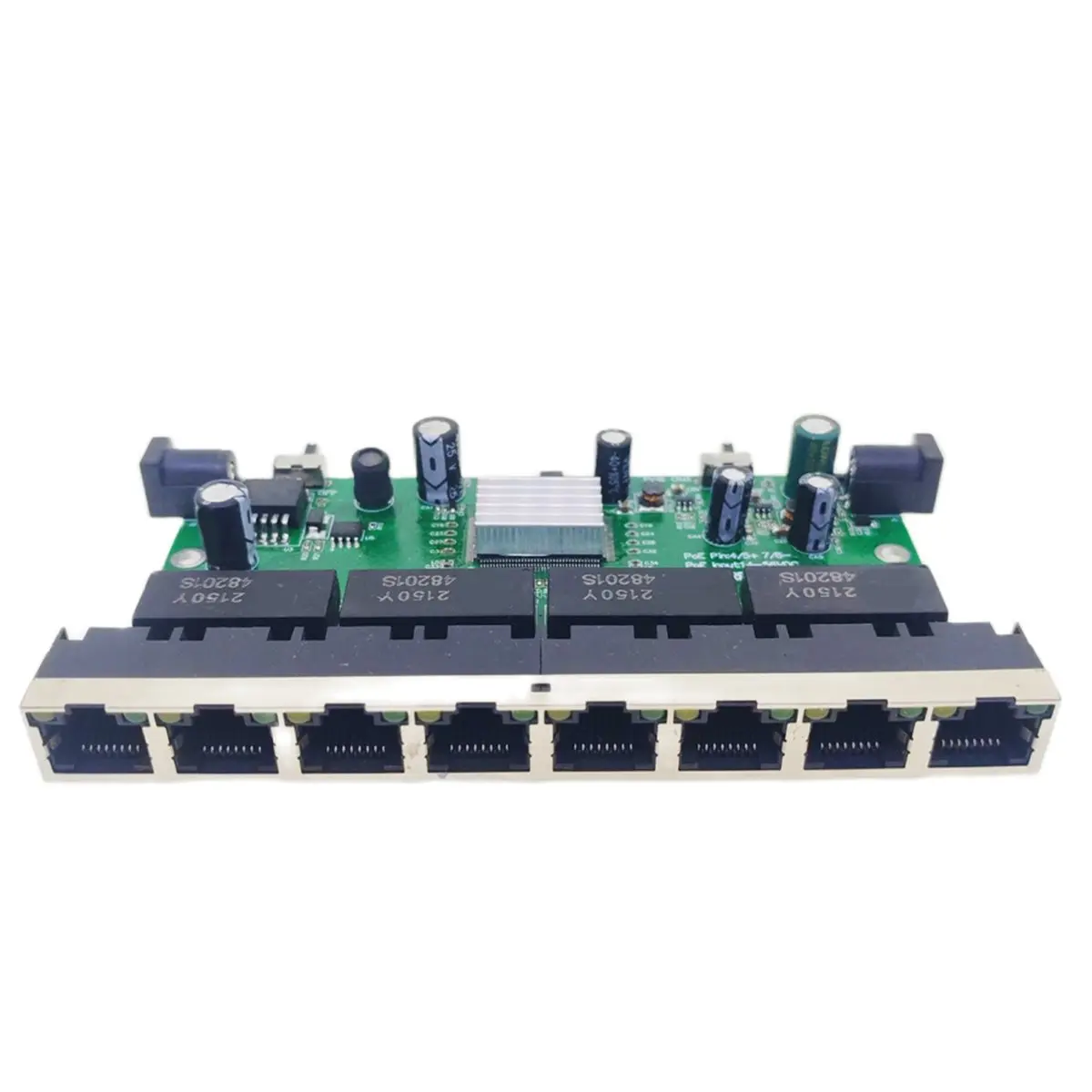 ▶○【On Sale】RPOE Ethernet Switch 10/100M 8 Port Reverse POE Switch PCBA Network Board Communication Board Module