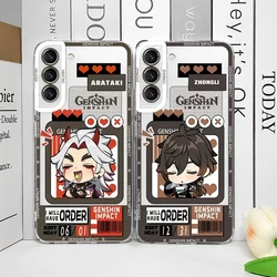 Cute Genshin Impact Wanderer Yae Miko Phone Case for Samsung Galaxy A35 A55 A54 A53 A13 A 15 A25 A70 5G Soft Clear Covers Fundas