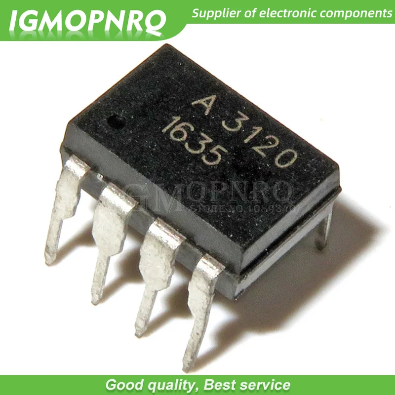 10pcs/lot DIP optocoupler A3120 HCPL3120 HCPL-3120 DIP8 new original