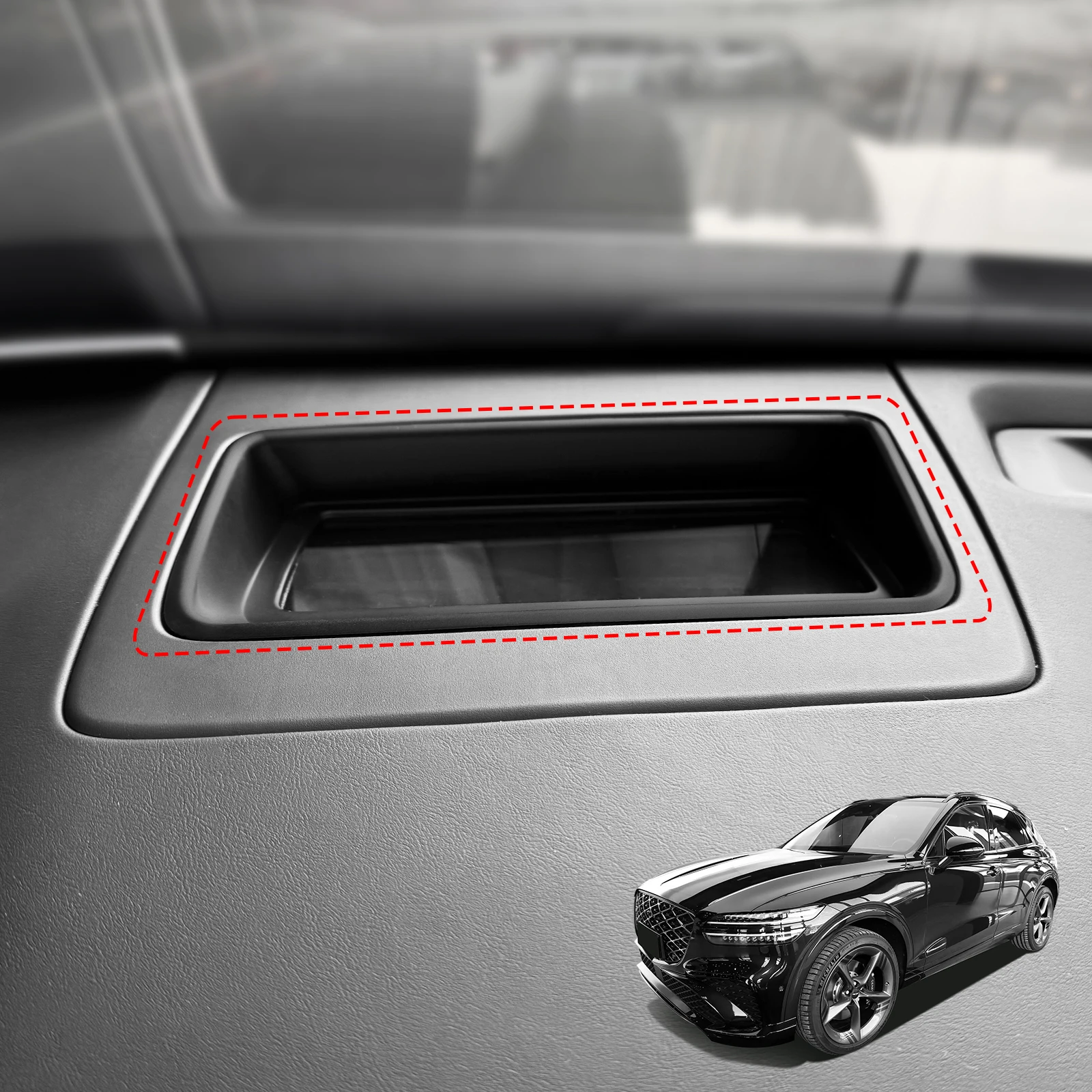 

Car Head-up Display Protective Mat HUD Protective Cover Trim For Genesis GV70 PE 2025 2026 Interior Accessories