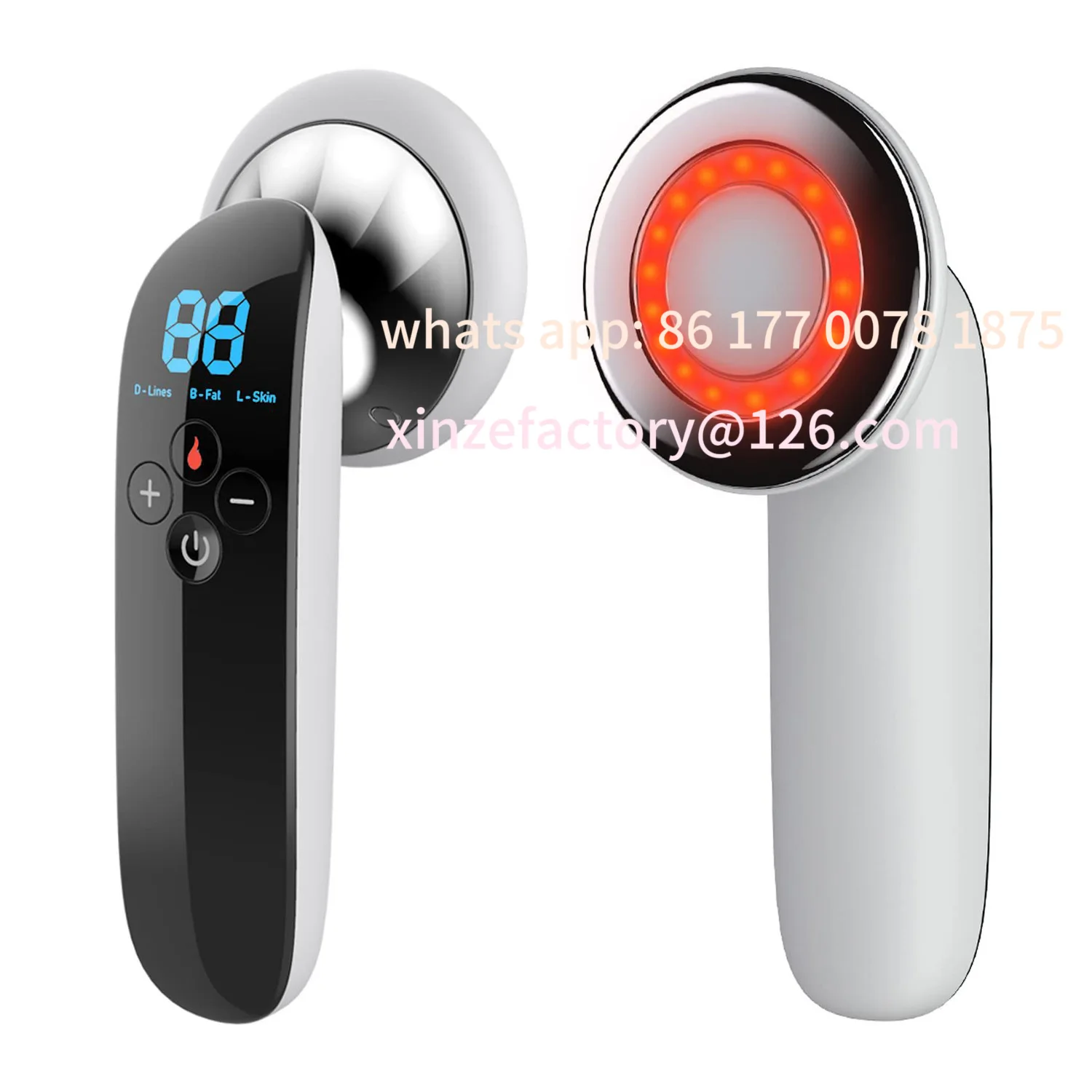 Customizable 4 in 1 Body Massager Body Sculpting Tool Cordless Handheld Sculpting Device for Belly Fat Waist Leg Butt Arm