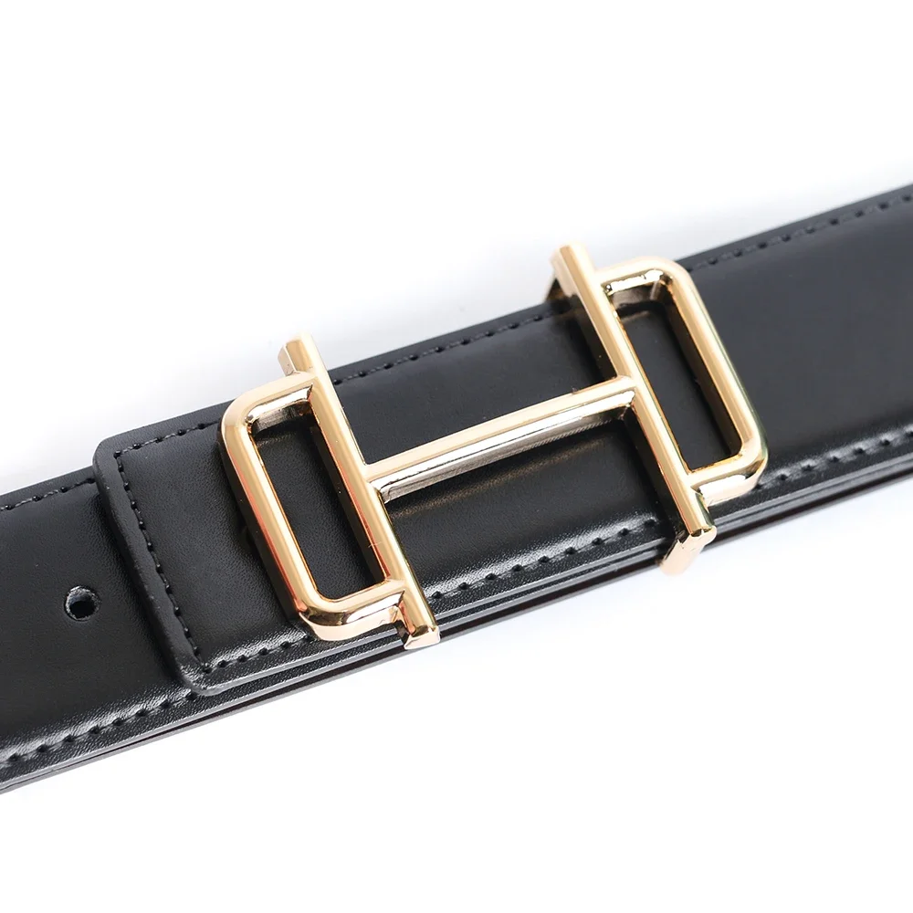 

Fashion Luxury Designer Pin Buckle Belt Men High Quality Women Genuine Real Leather Dress Strap for Jeans Waistband Western Goth