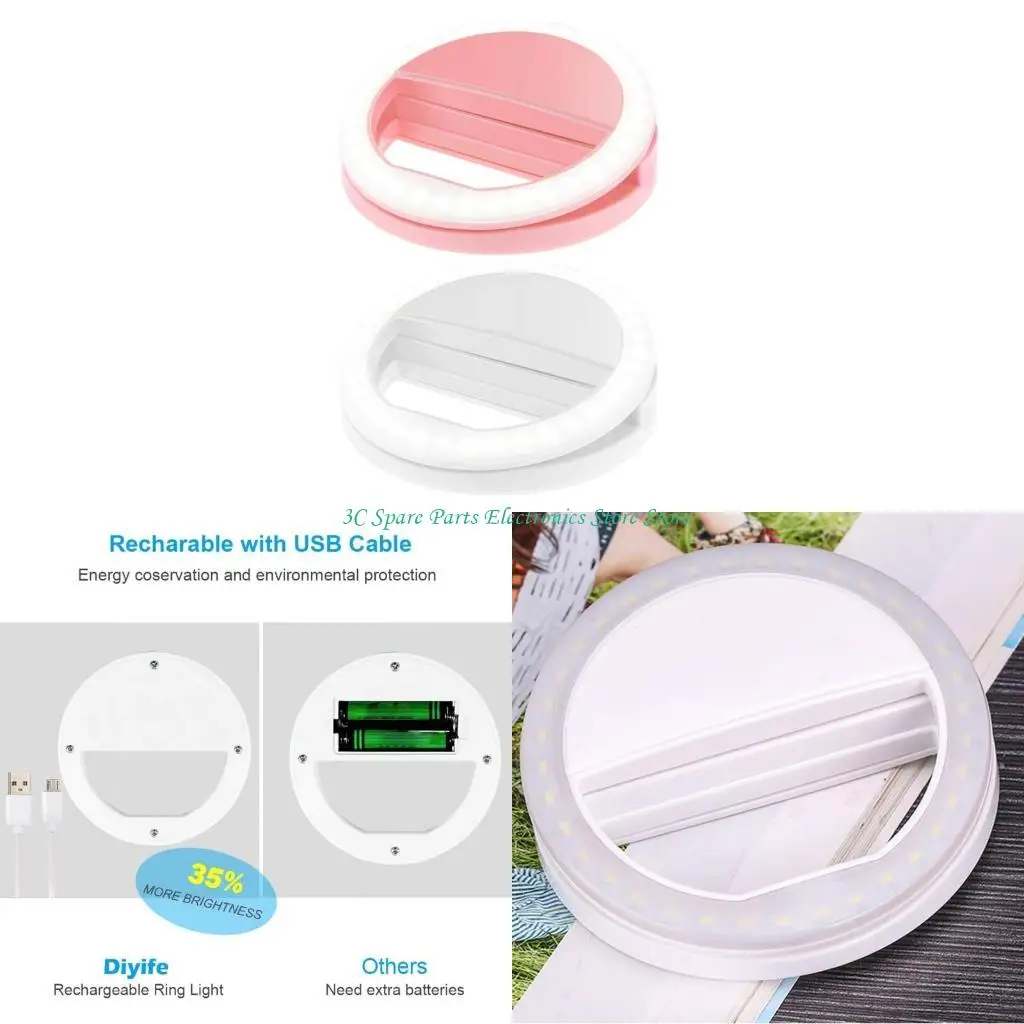 SZ teléfono móvil transmisión en luz relleno redonda tableta teléfono móvil Selfie relleno belleza LED anillo lámpara