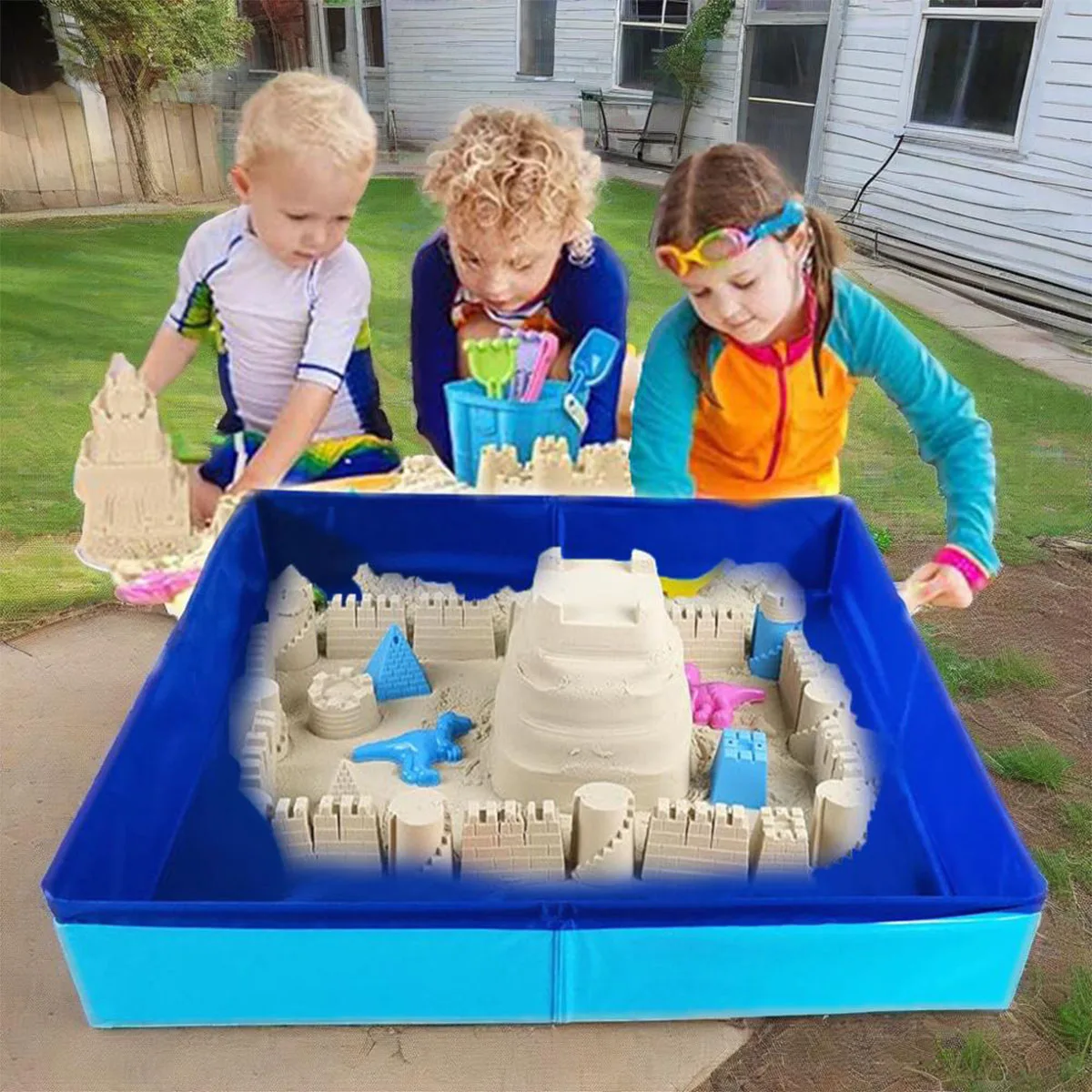 Jouets de bac à sable pour enfants, bacs à sable d'extérieur pour enfants, jouets de table de sable, plateaux de sable, jouets de sable, piscines pour plage de sable