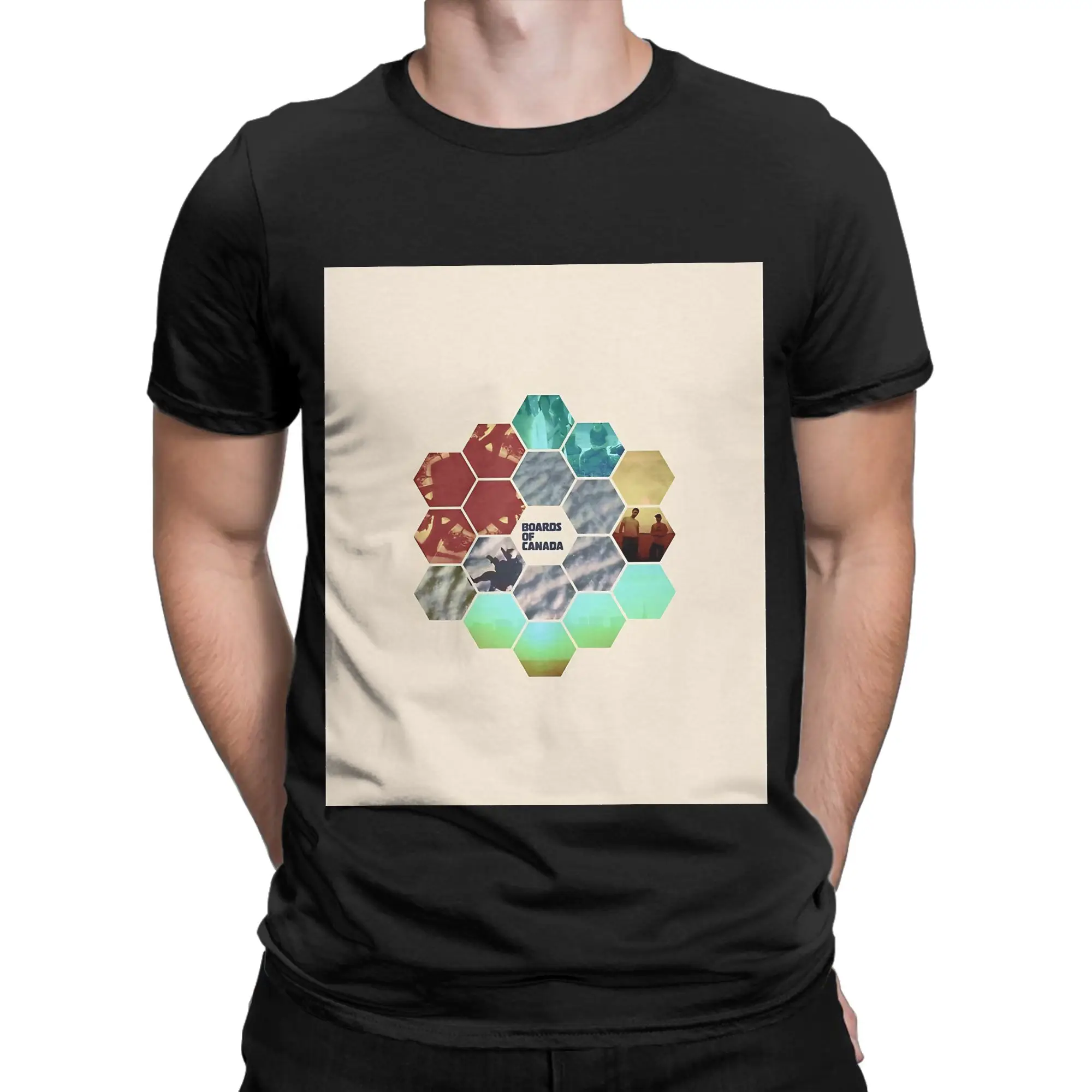 Boards of Canada Hexagon Sun Funny Graphic 100% Cotton T-Shirt Boards of Canada Tops Tees For Men