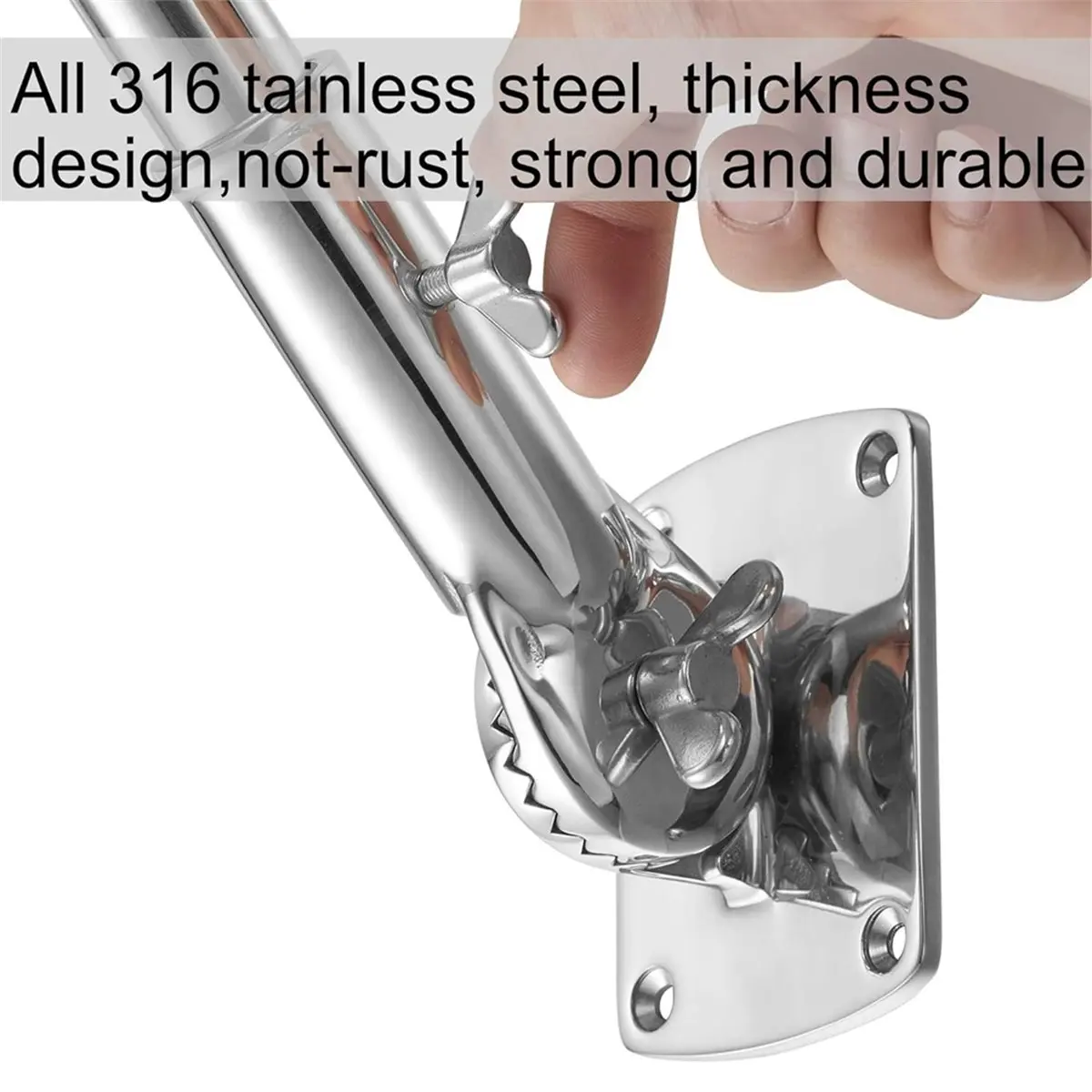 Best of 2026 Flag Pole Holder for 1inch Flag Pole Mount 316 Marine Grade Stainless Steel Heavy Duty