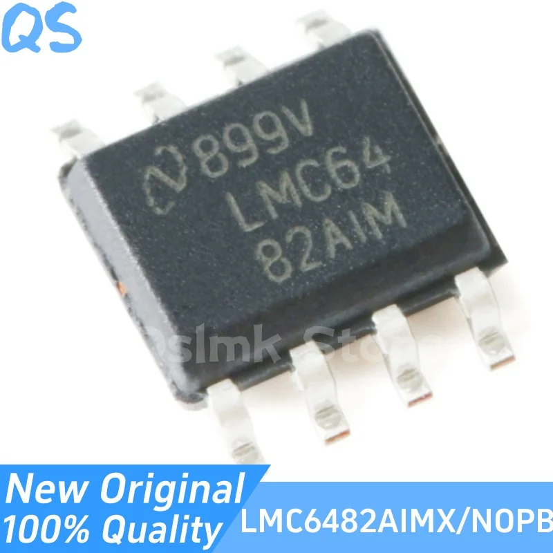 

New Original LMC6482AIMX/NOPB LMC6482AIM SOIC-8 Dual rail to rail operational amplifier IC chip