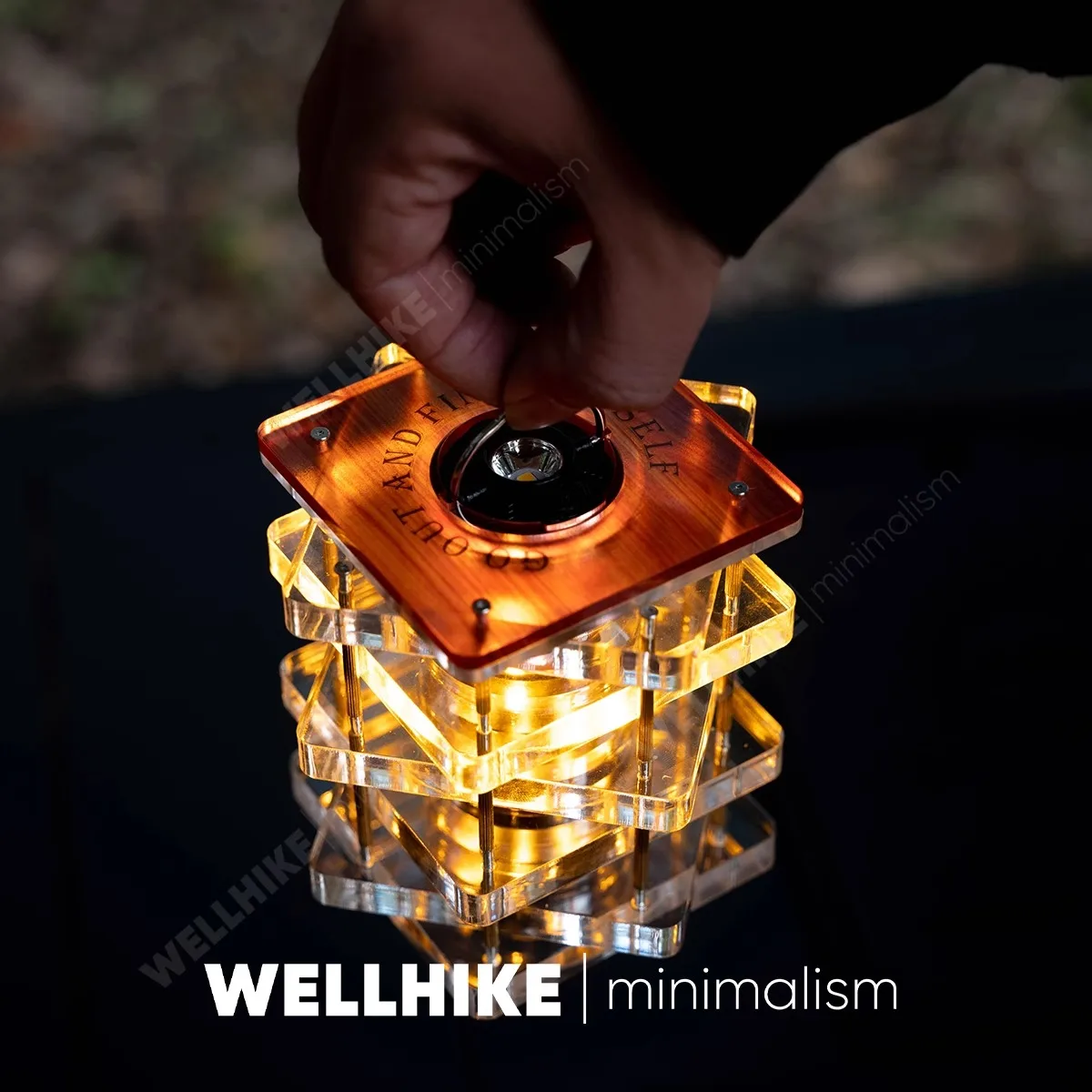 Outdoor Stacked Lampshade Goalzero Lamp 38Explore Camping Style Accessories Handmade Atmosphere Lamp Clothing Camping Style Flashlight Accessories