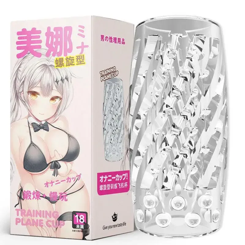 

Transparent Male Masturbator Artificial Pussy Vaginal Glans Sucking Penis Pump Penis Exerciser Masturbation Cup Sex Toys 9cm