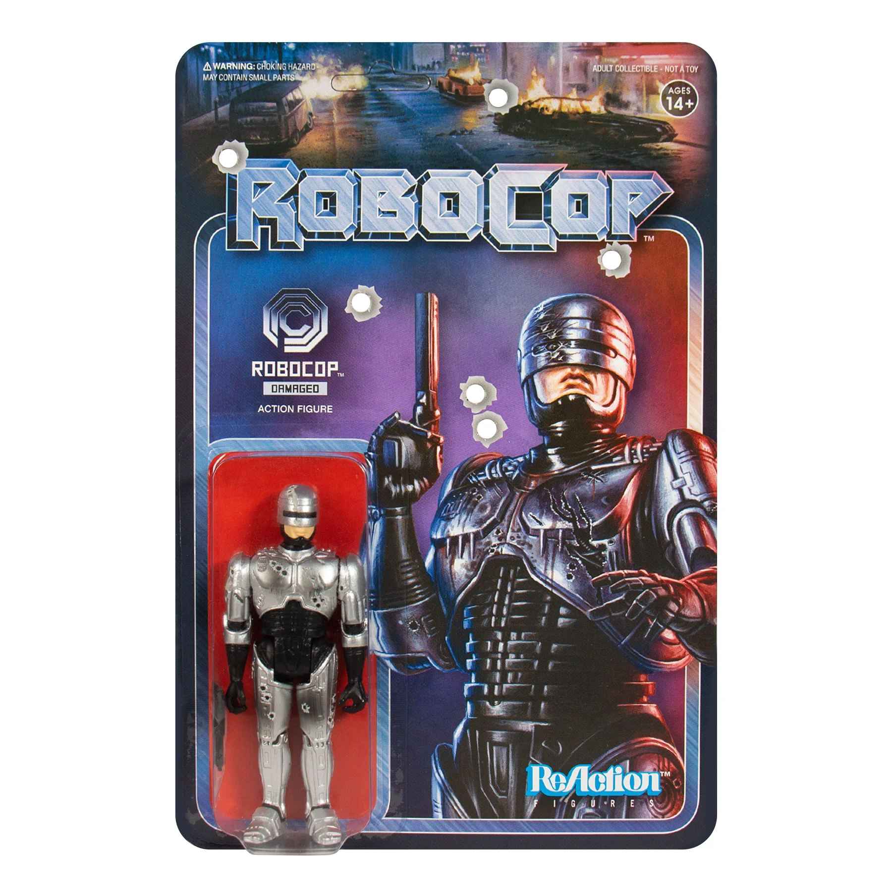 

Super7 ReAction 3.75 Inch Carded Robocop Battle Damaged EMIL ANDOWSKY SET Movie Action Figures Boy Toys Collectibles Police SWAT