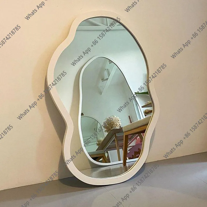 

Special-shaped full-body mirror landing irregular fitting mirror Nordic clothing store art decoration wall hanging