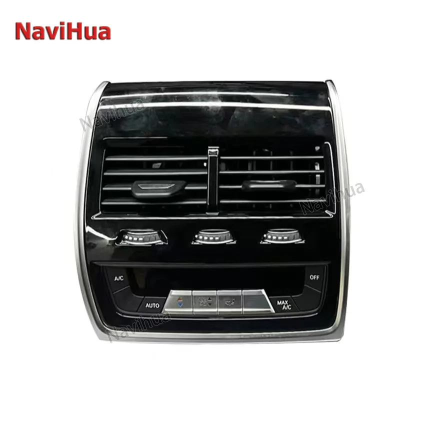 NaviHua for BMW X5 X6 X7 2019 2024 Car Rear AC Control Screen Panel Interior Upgrade Air Conditioning System Old to New