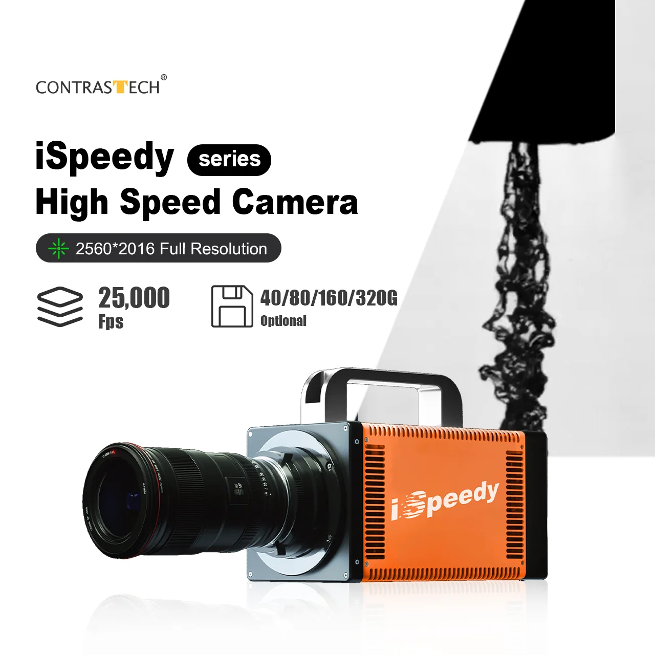 Machine Vision 2048*1024 25000 Fps High Speed Industrial Camera With Software For High-End Research Vision