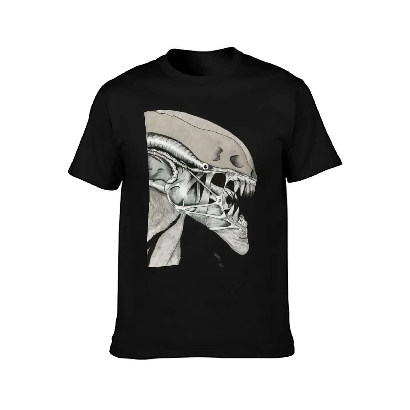 The Xenomorph T-Shirt anime stuff gifts for boyfriend mens graphic t-shirts big and tall