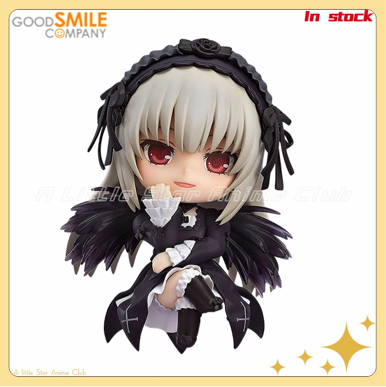 

In Stock Original GSC Nendoron 440 Rozen Maiden Suigintou Anime Figure Model Collection Toys
