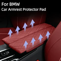 Leather Car Center Console Armrest Cover Auto Armrest Pad Interior Accessories For BMW X3 X4 G30 G38 F10 F11 F18 Left Hand Drive