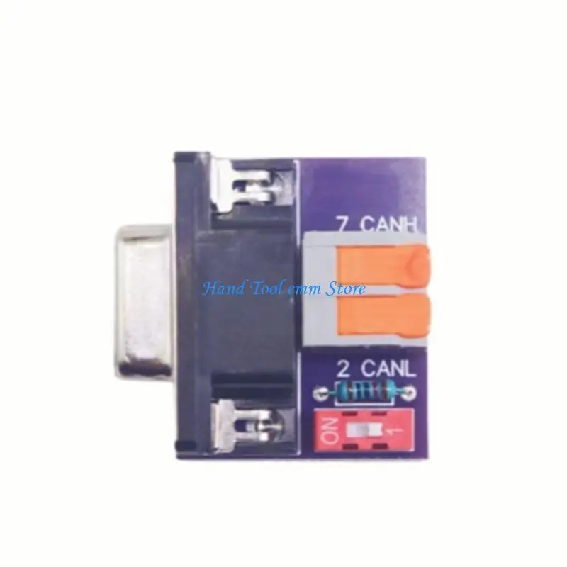 

H37F Industrial USB CAN Adapter 120Ohm Resistors Integrated DB9 Port Construction