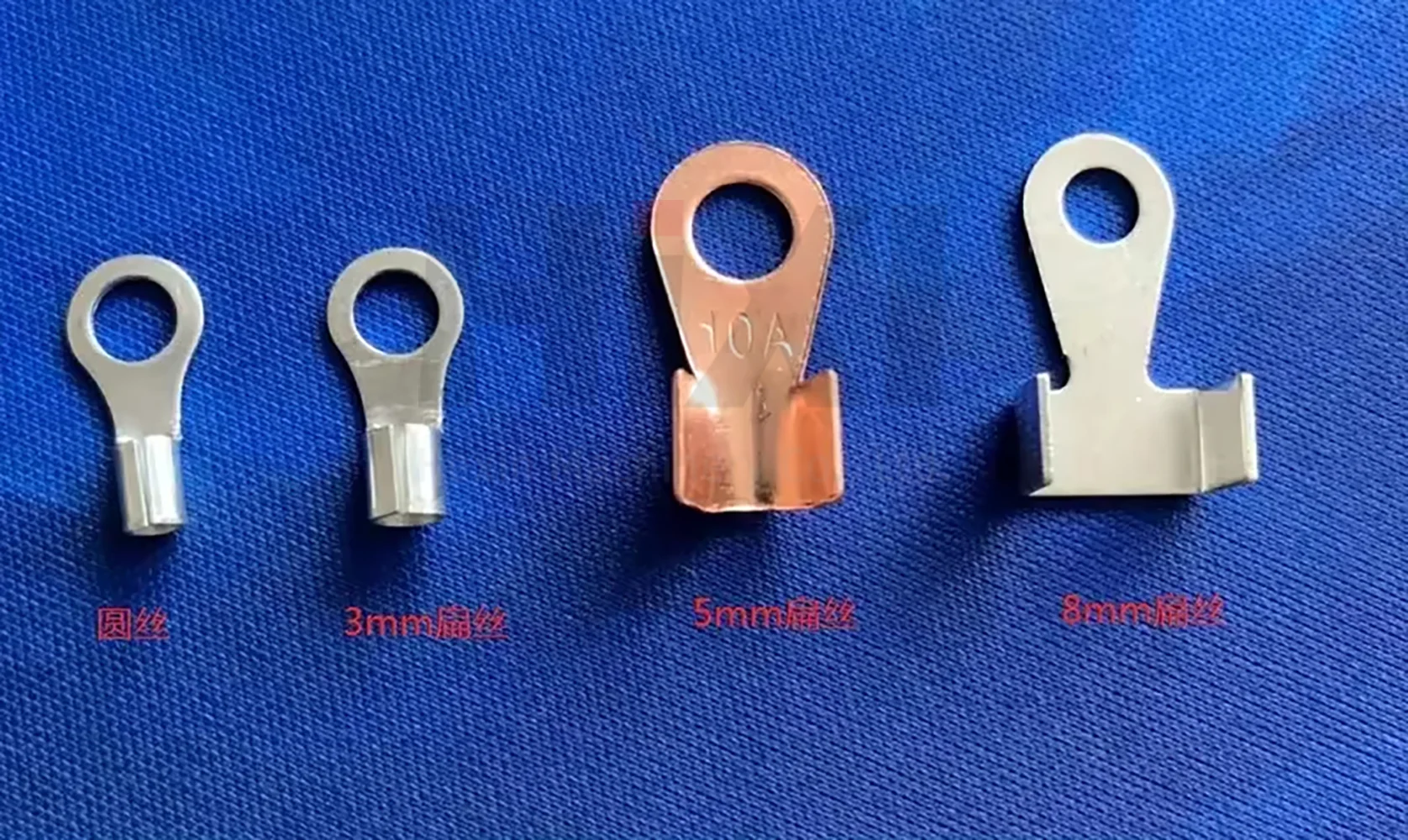 シーリングマシン加熱ストリップジョイント銅端子、抵抗ベルト接続端、10個