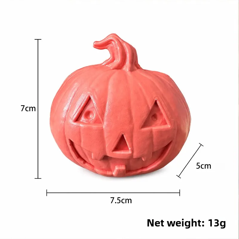 Halloween Colorful Fake Pumpkin Head – Cute Decorative Ornament for Scene Arrangement Display