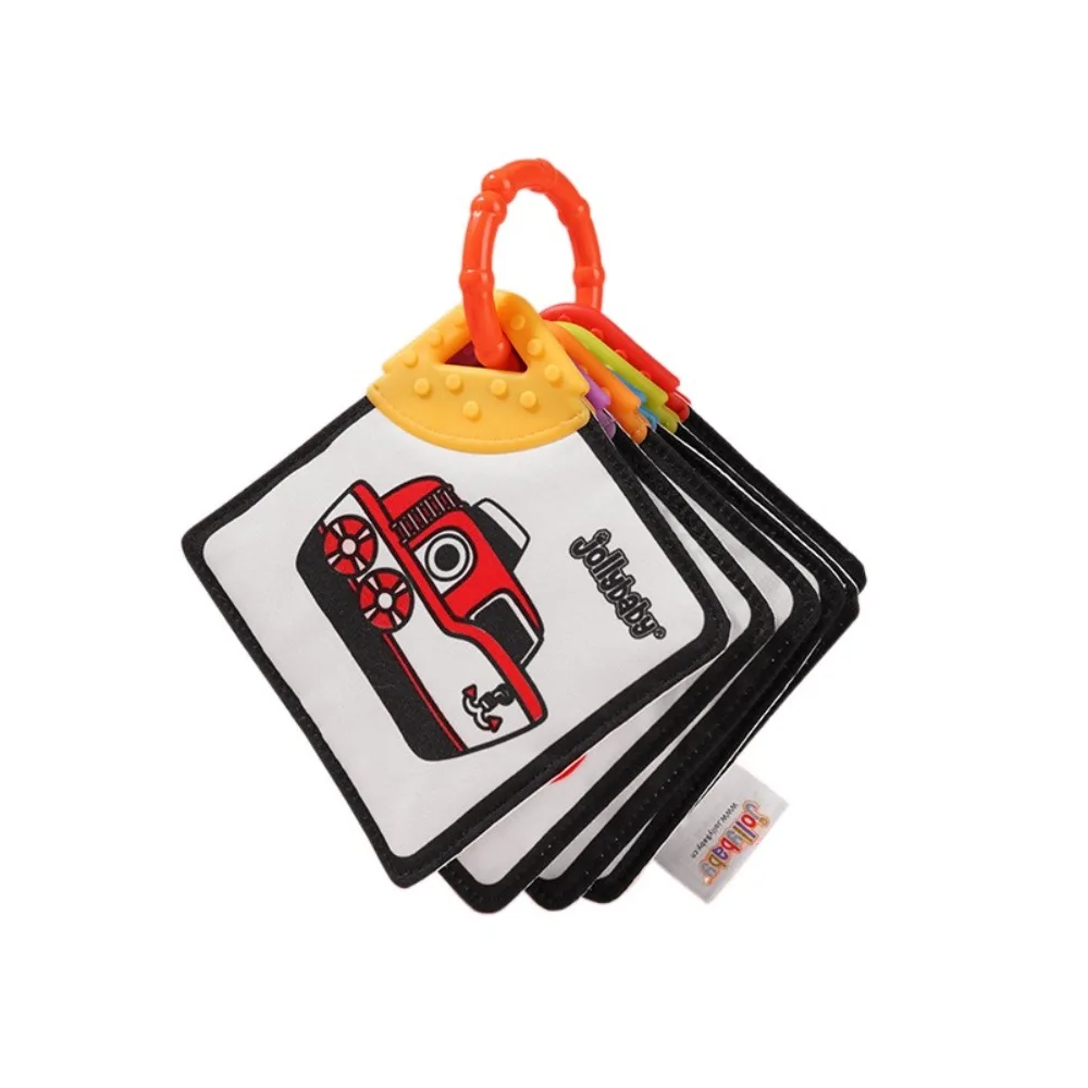 

Cloth Baby Soft Cloth Book Educational Montessori 3D Baby Cloth Book Tearproof Animal Cognitive Kids Crinkle Book