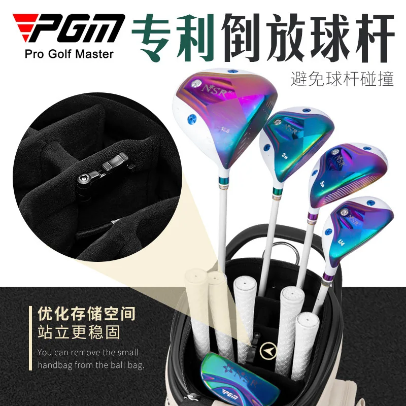PGM نوادي الغولف حقيبة المرأة عربة الطيران حقيبة هارد شل قبعة تلسكوبية مقاوم للماء ستوكات QB176