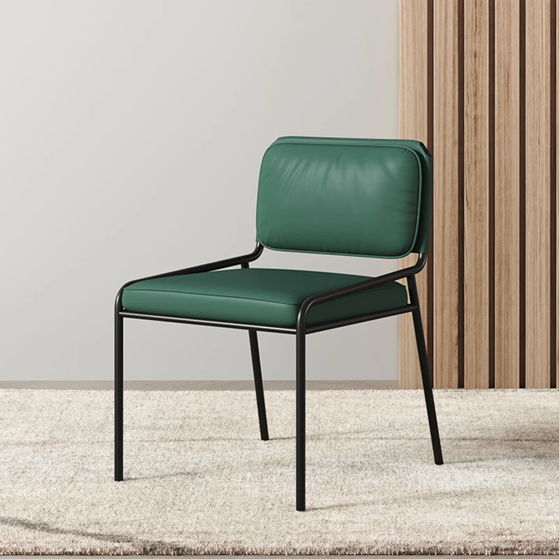 Ergonomic Modern Nordic Dining Chairs Salon Mid Century Dining Room Chairs Kitchen Chaises Salle Manger Replica Furniture image 2