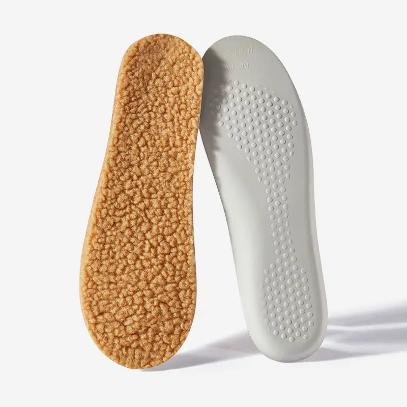 Warm Plush Self Heated Insole ฤดูหนาว Latex กีฬาพื้นรองเท้ารองเท้าสําหรับรองเท้า Arch Support รองเท้า Pads Shock Absorbing รองเท้า Sole Insert