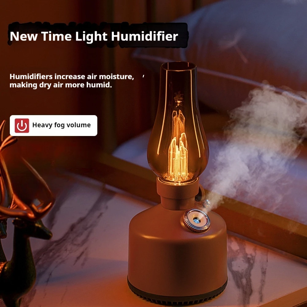 New retro desk lamp nostalgic wireless humidifier bar counter bedroom desktop household portable humidifier