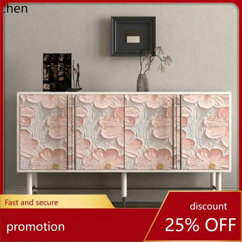 

ZML обеденный боковой вход из цельного дерева, современный простой светильник для хранения, роскошный декоративный шкаф для хранения