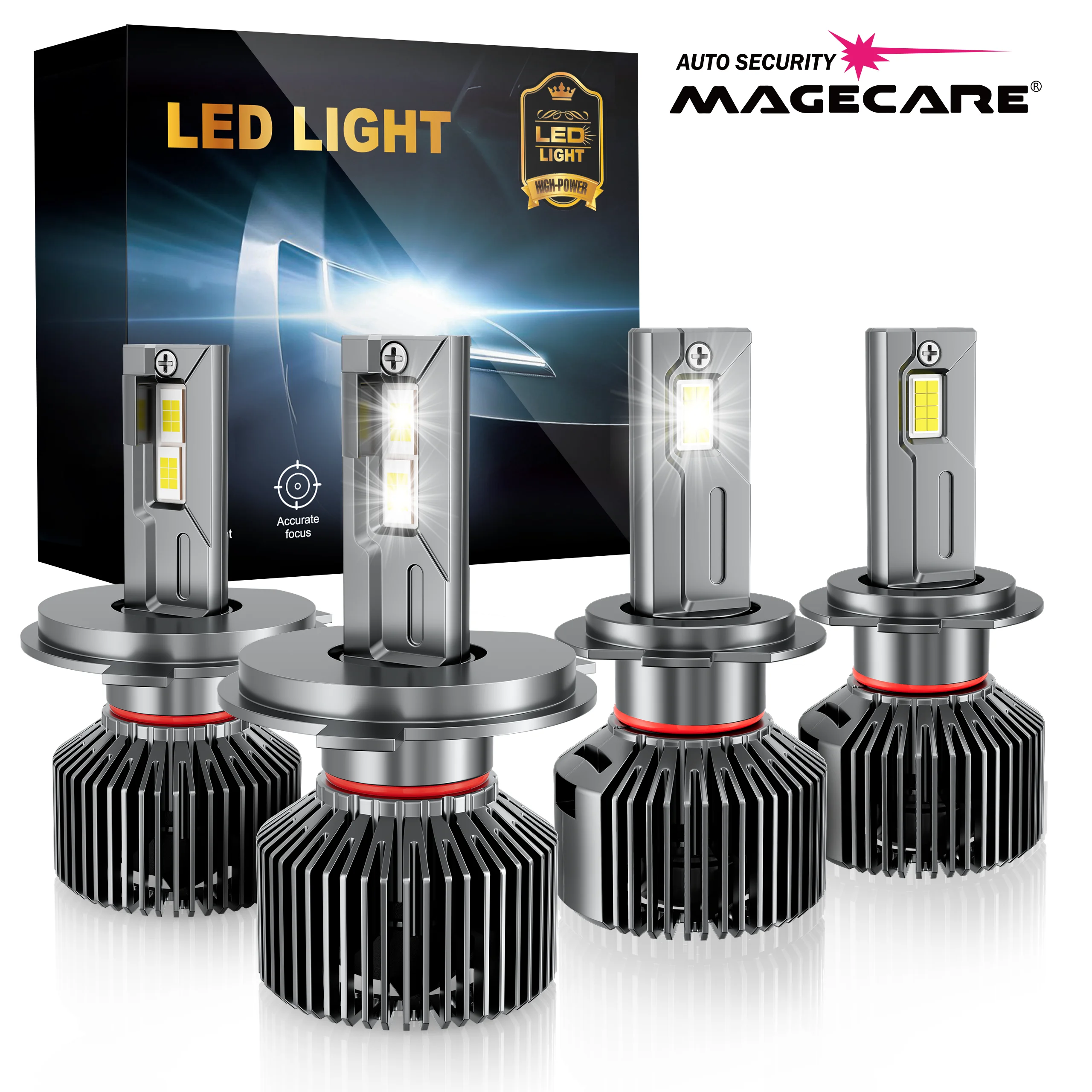 

H7 H4 H1 LED Headlight 120W High Power Canbus H1 HB4 HB3 9005 9006 Turbo Lamps 6000K CSP Car Lights Auto Headlight LED Lamps