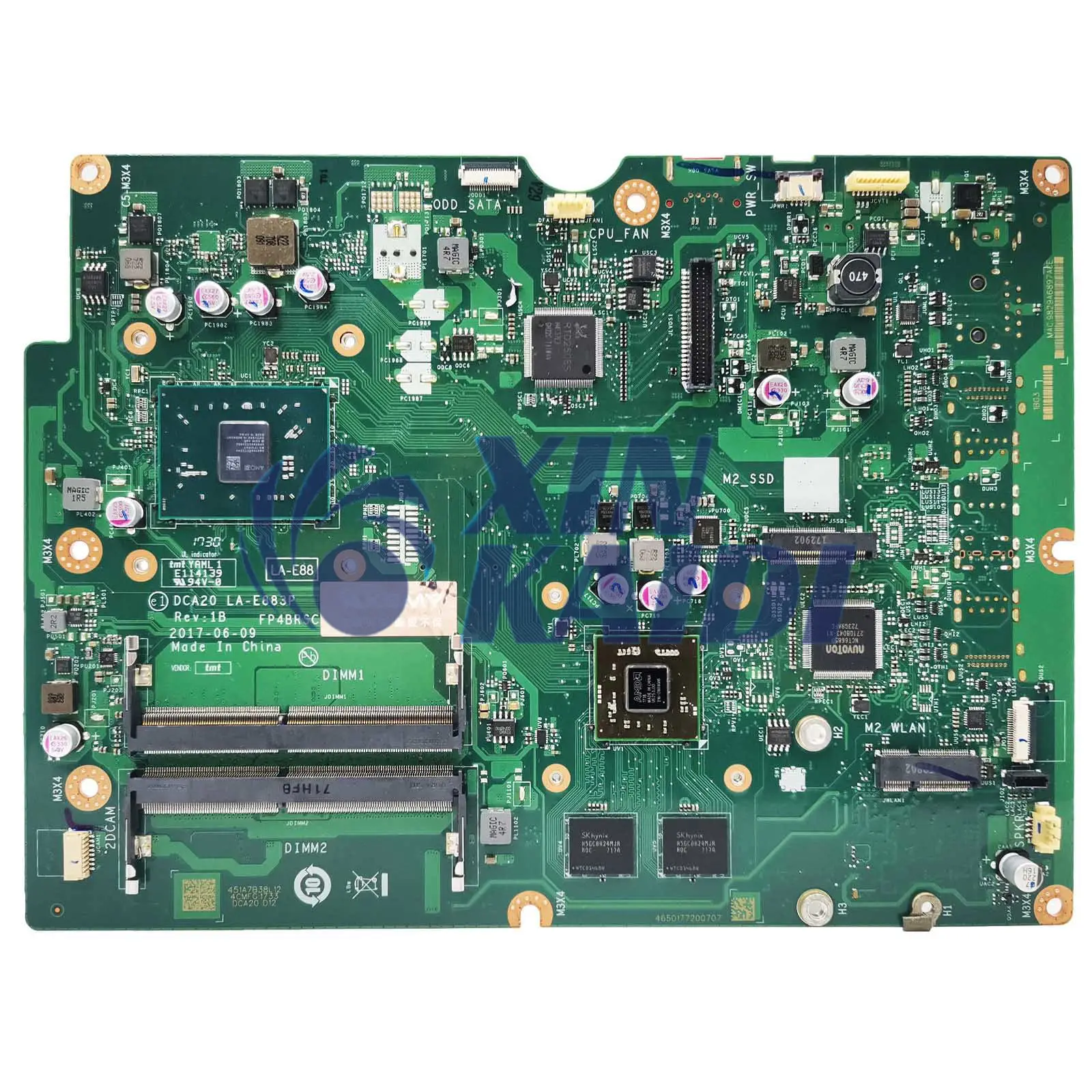 Placa base LA-E883P para AIO520-24AST Lenovo 01LM218 01LM174 EM9010 AM9120 AM9220 AM9420 AM972P A4-9120 CPU