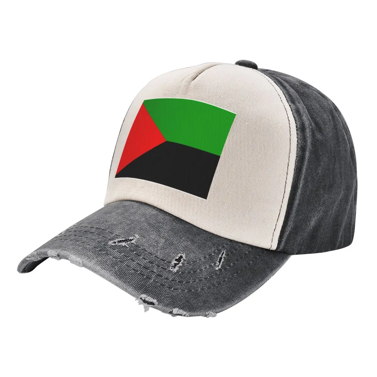 Flag of Martinique red green black Baseball Cap Custom Cap Anime Women's Hats Men's