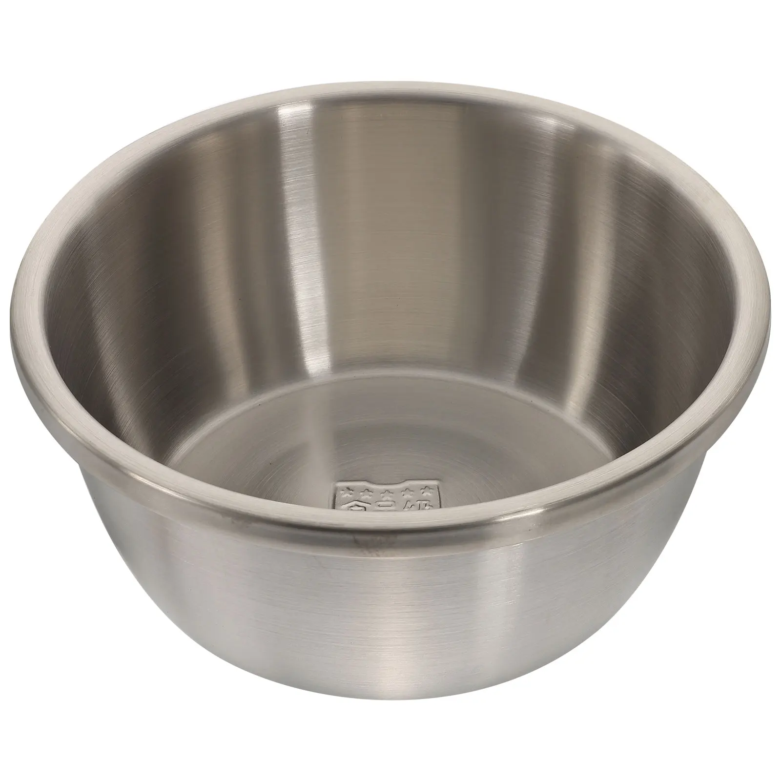 

Stainless Steel Wash Basin 18Cm Thickened Round Vegetable Mixing Bowl Dishwasher Safe Rust Drain Pan Metal