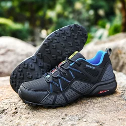 Outdoor Sport buty turystyczne mężczyźni kobiety Trail Trekking skórzane buty do wspinaczki górskiej wodoodporne trampki Hombre Zapatillas