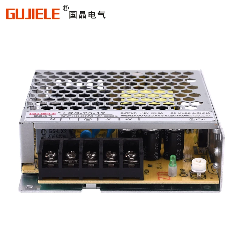 Free Shipping LRS-35 50 75 100 150 200 250 350 400W 110V/220VAC to DC12V 24V Single Output Switching Power Supply LRS-350