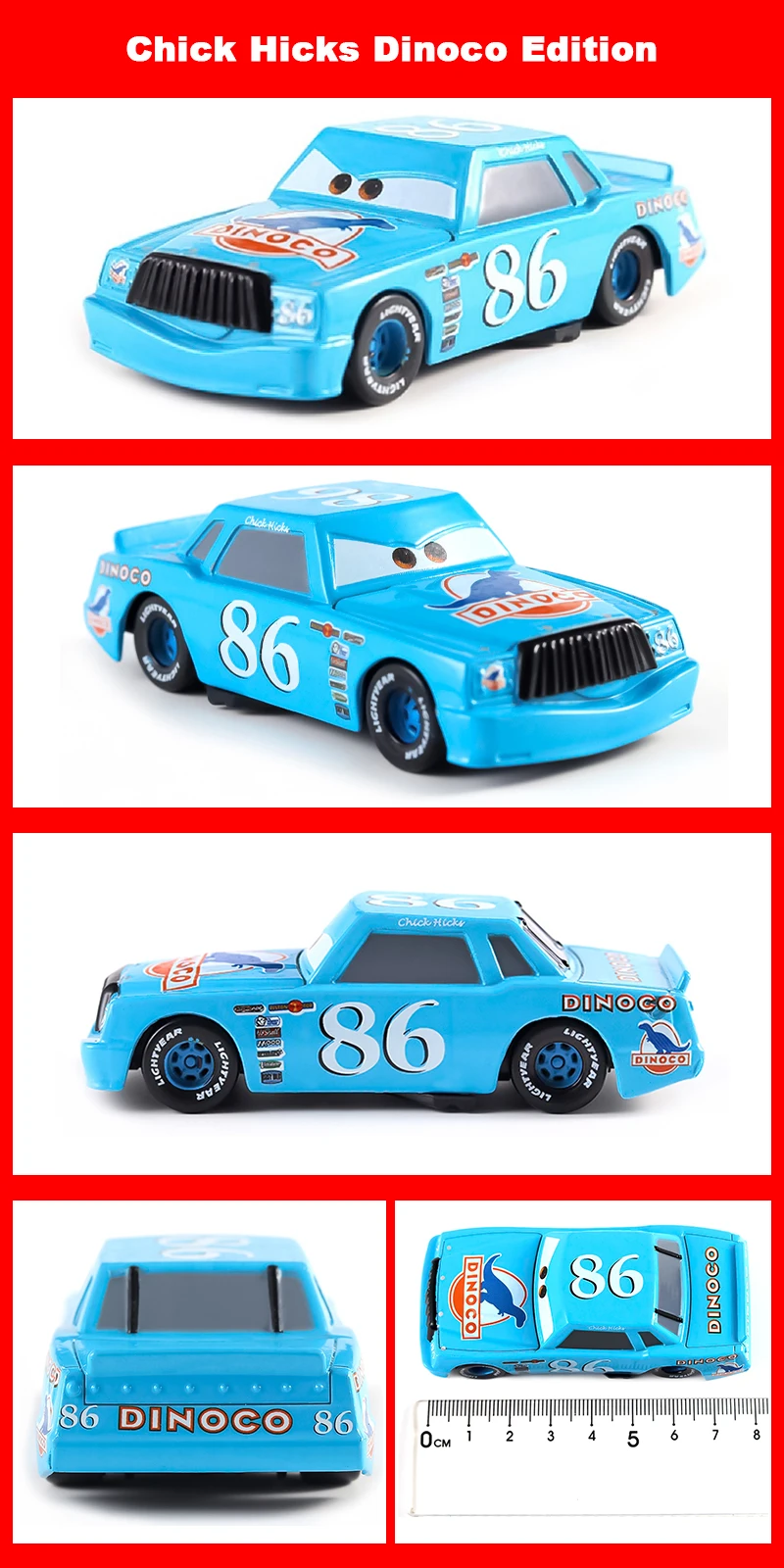 Pixar Cars Strip Weathers Rennspielzeug 1/55 Metall-Druckguss-Modellauto aus Legierungsmaterial Anime-Figuren Sammlerstücke Geburtstagsgeschenke – Detail 37