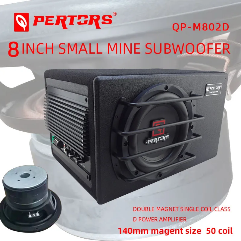 8inch/10inch max power 2800W Big  Power  Subwoofer With ClassD Amplifier 8inch/10inch Woofer Double  Magnet single coil Woofer