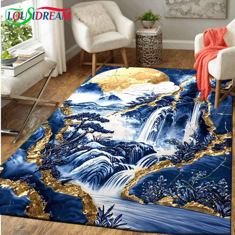 

Gold Porcelain Jungle Entrance Carpets for Kitchen Floor Bedroom Rugs Decor Home Decoration Doormat Outdoor Room Foot Mats Gifts