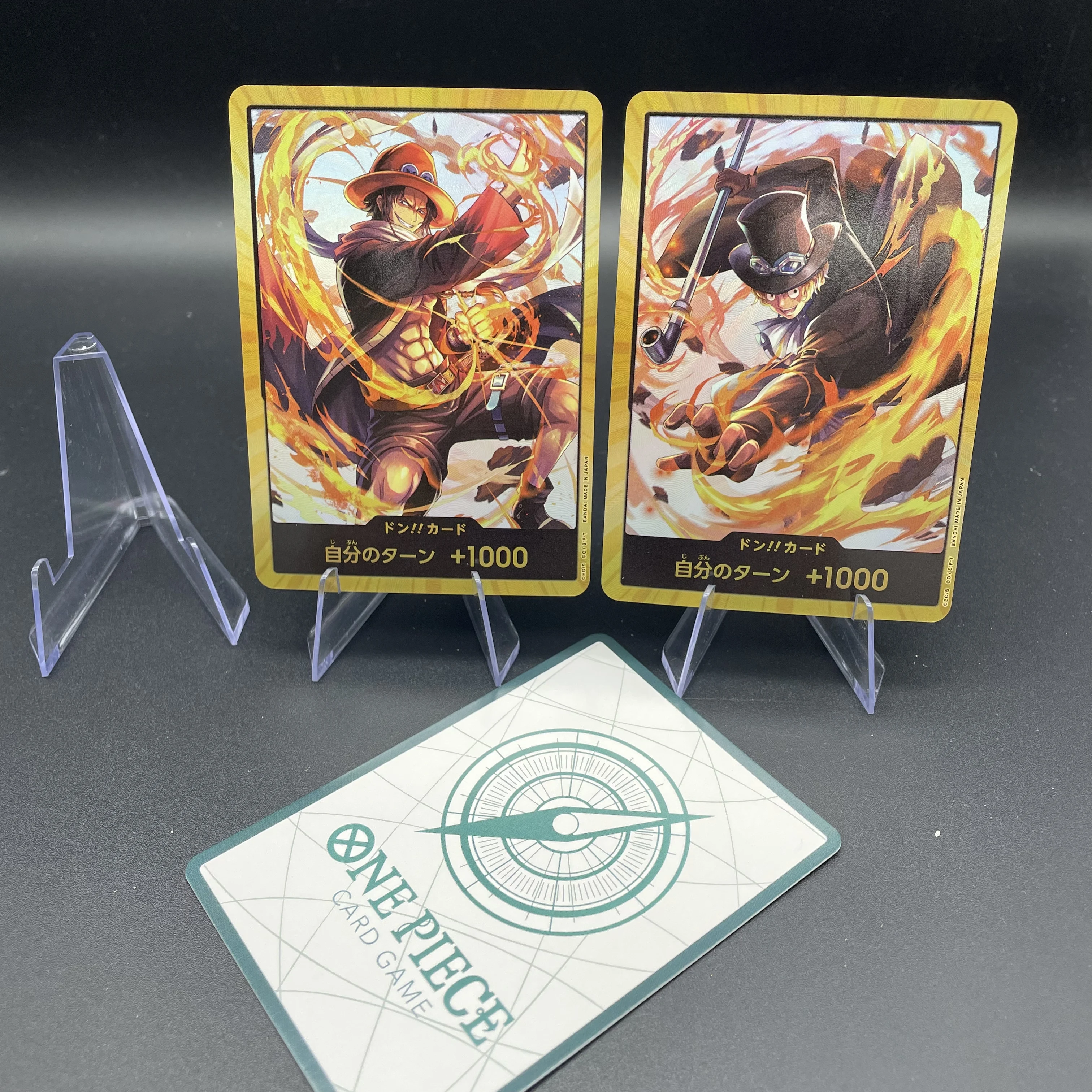 بطاقة تجميع ذاتية الصنع Opcg Stc-13 The Three Brothers Monkey D. Luffy Portgas D. Ace Sabo بطاقة تجميع الملمس هدية #6