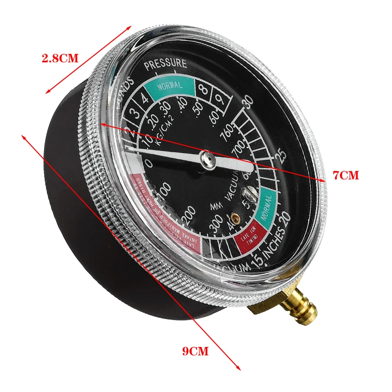 Car Motorcycle Fuel Vacuum Gauge Carburetor Carb Synchronizer Gauge Meter Balancer Gauge Tool Universal