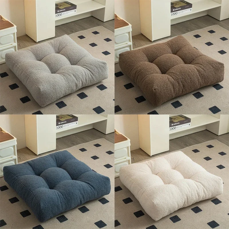 1PC Winter Thicken Square Chair Seat Cushion for Dining Patio Home Office Indoor Outdoor Garden Sofa Buttocks Cushion 45/55cm