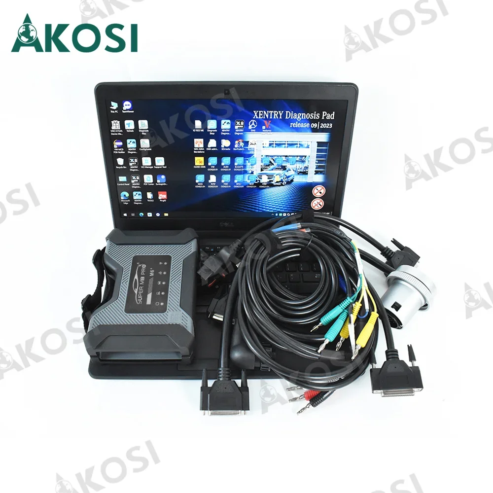 

DoIP M6 Super MB Pro M6 Star Diagnosis Tool Support Car Truck Full Function and Dell laptop ready to use