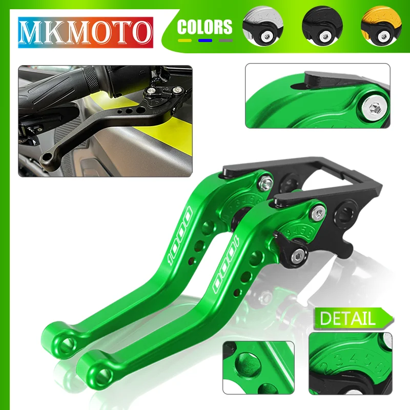

High Quality Motorcycle Short CNC Handle Grips For VERSYS1000 VERSYS 650 Brake Clutch Levers Accessories versys1000 versys650