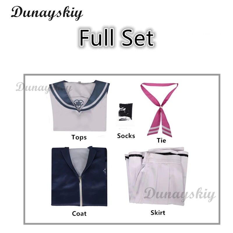 Game Blue Archive Kazusa Sailor Suit Lovely Uniform Cosplay Costume Halloween Party Role Play Outfit Women Dress